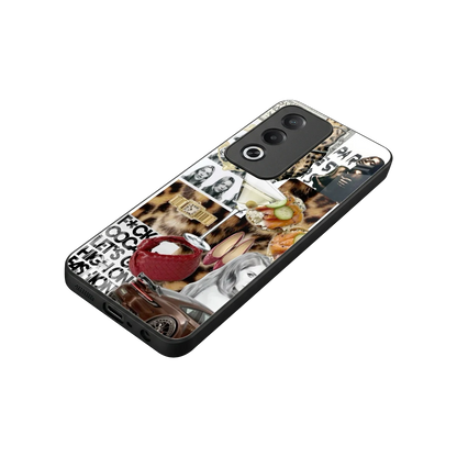 Old Money Mood stylish phone case for oppo a3 pro | glossy glass and slim fit