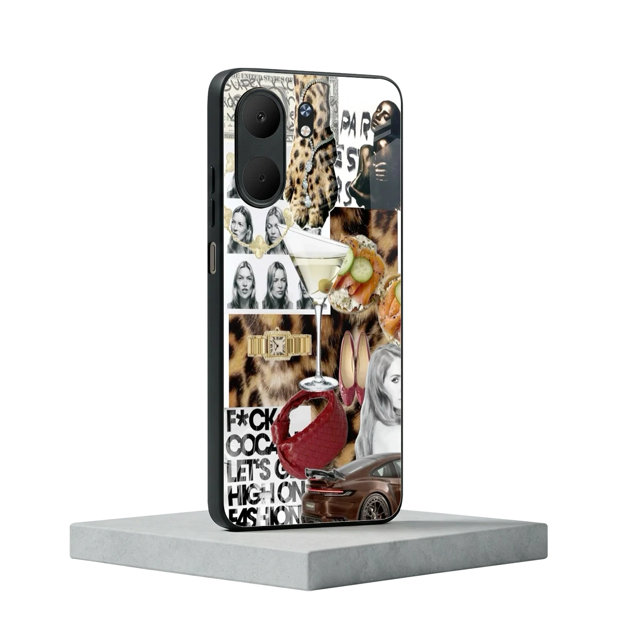 Old Money Mood oppo a5x 5g mobile cover | shockproof glass phone case