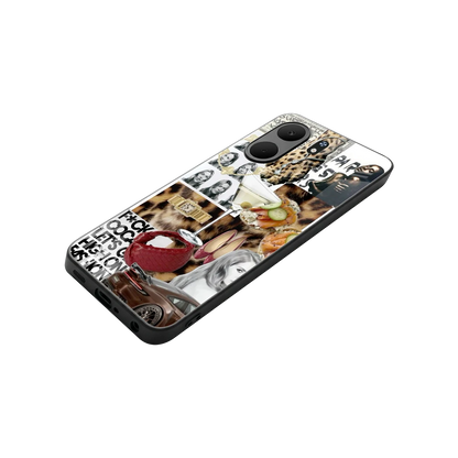 Old Money Mood stylish phone case for oppo a5x 5g | glossy glass and slim fit