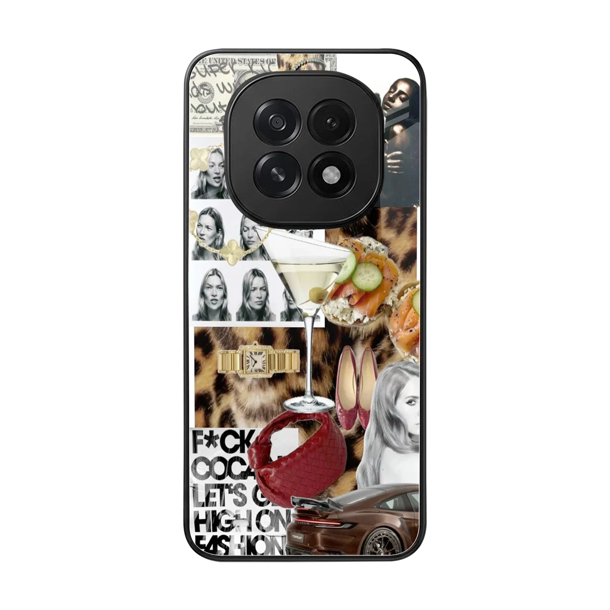Old Money Mood back phone cover | glass case for oppo f29 5g