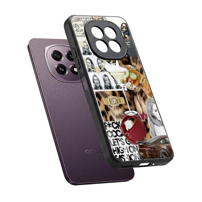 Old Money Mood sleek oppo f29 5g cover with tempered glass back and TPU edges
