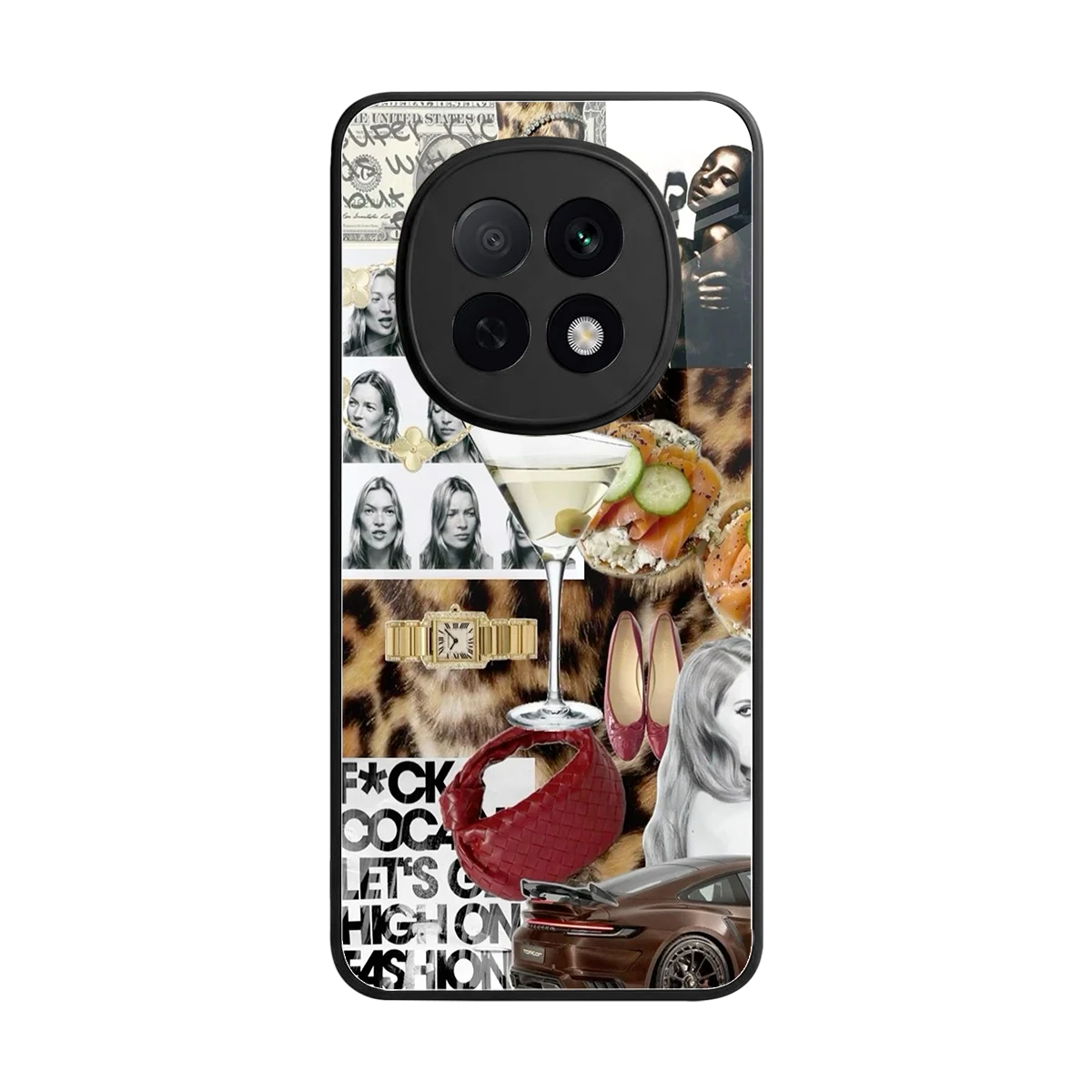 Old Money Mood back phone cover | glass case for oppo f29 pro 5g