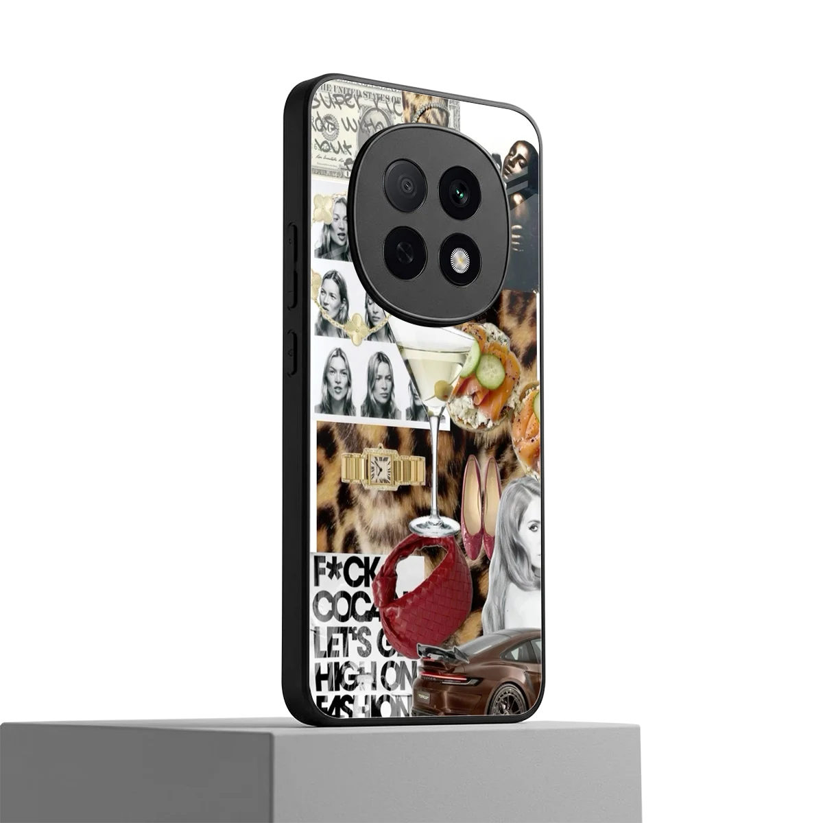 Old Money Mood oppo f29 pro 5g mobile cover | shockproof glass phone case
