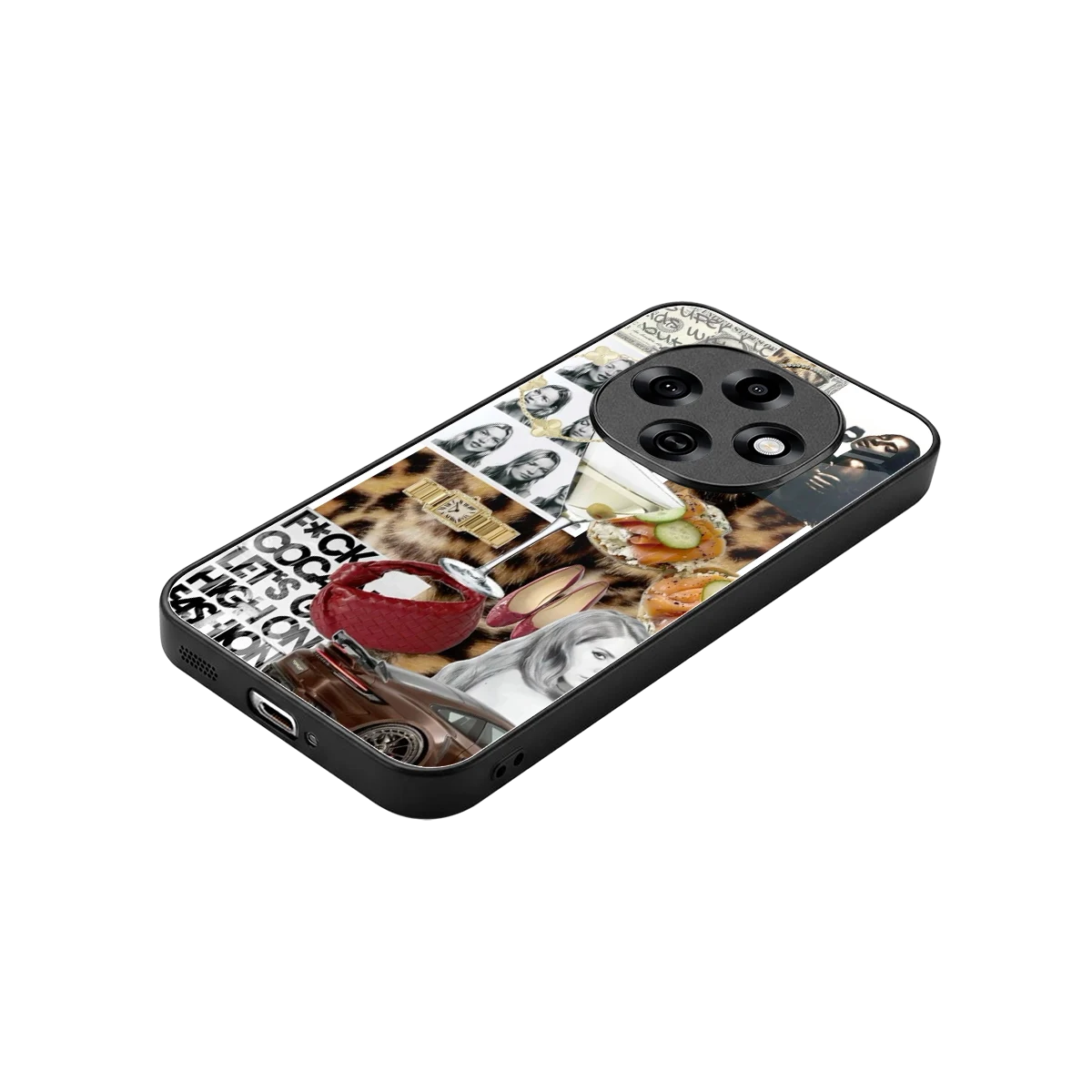 Old Money Mood stylish phone case for oppo f31 pro 5g | glossy glass and slim fit