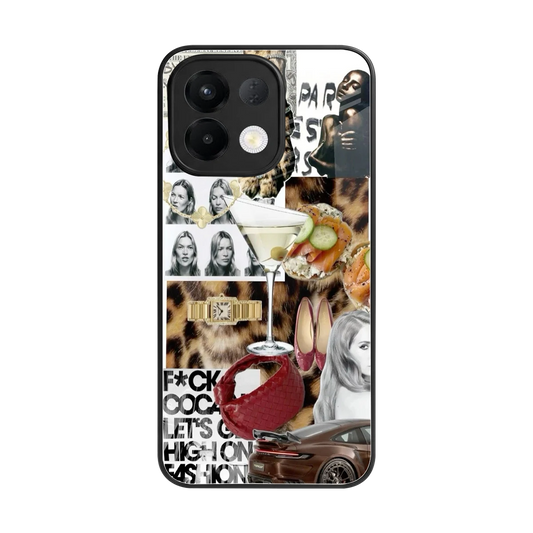Old Money Mood back phone cover | glass case for oppo k13 5g