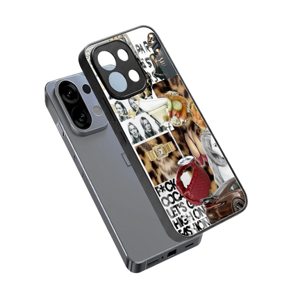 Old Money Mood sleek oppo k13 5g cover with tempered glass back and TPU edges
