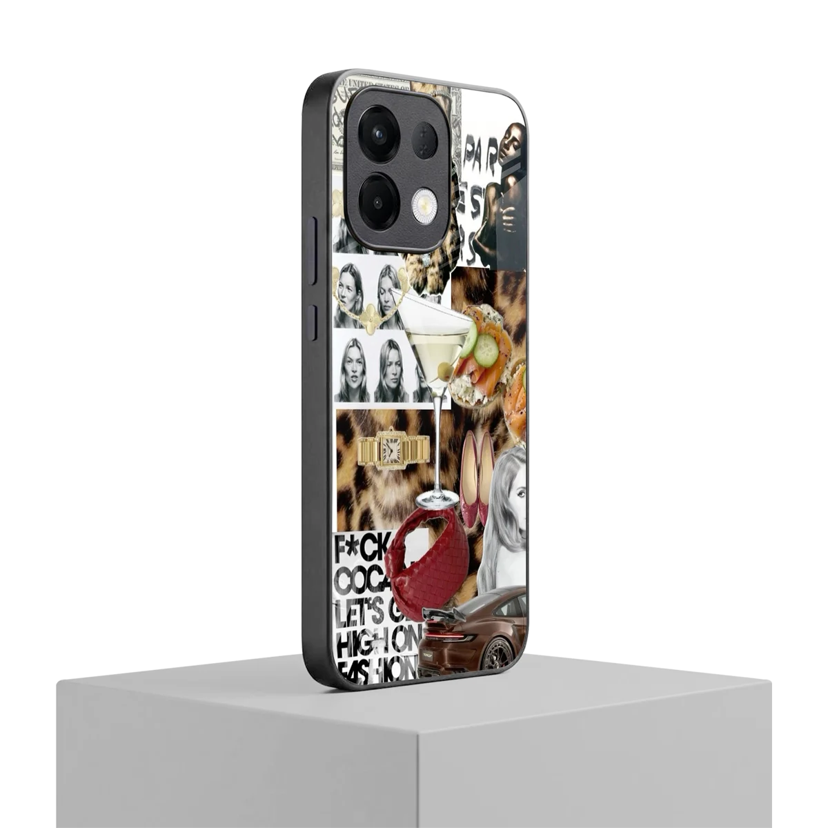 Old Money Mood oppo k13 5g mobile cover | shockproof glass phone case