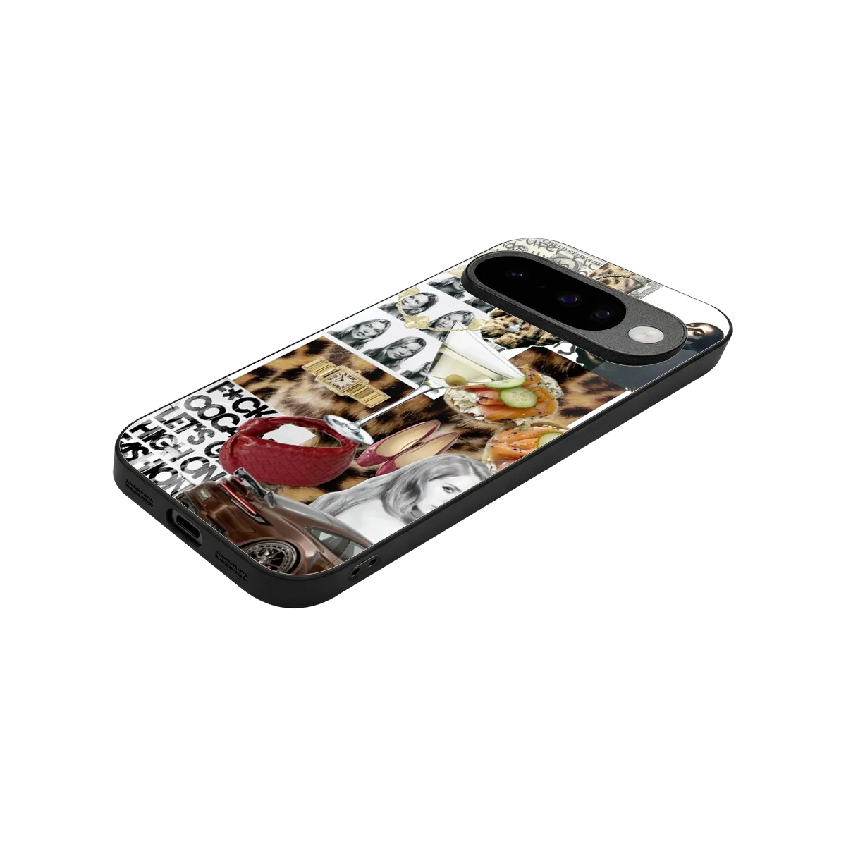 Old Money Mood stylish phone case for google pixel 10 | glossy glass and slim fit