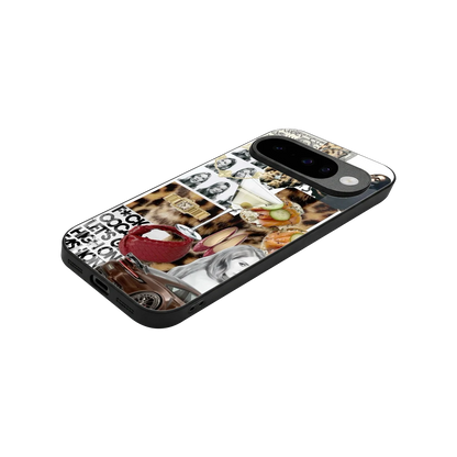 Old Money Mood stylish phone case for google pixel 10 | glossy glass and slim fit