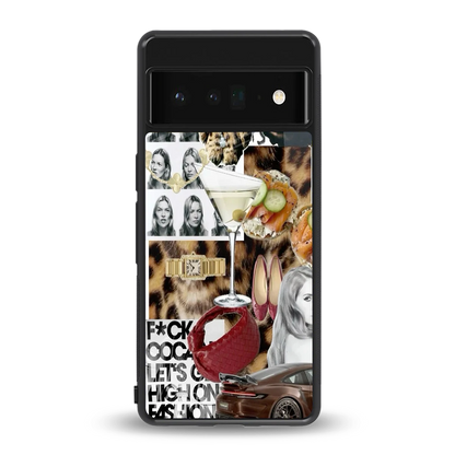 Old Money Mood back phone cover | glass case for google pixel 6 pro
