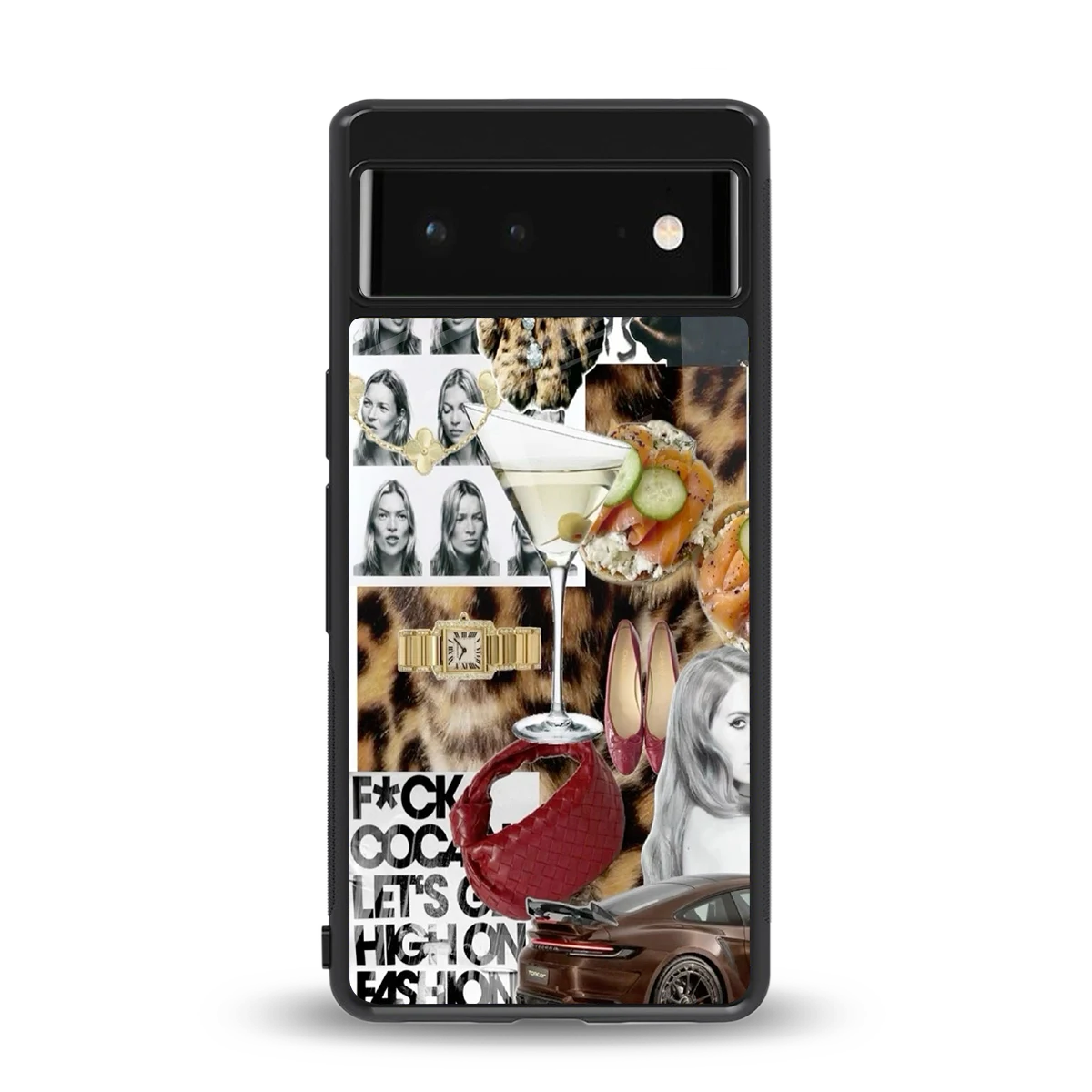 Old Money Mood back phone cover | glass case for google pixel 6a