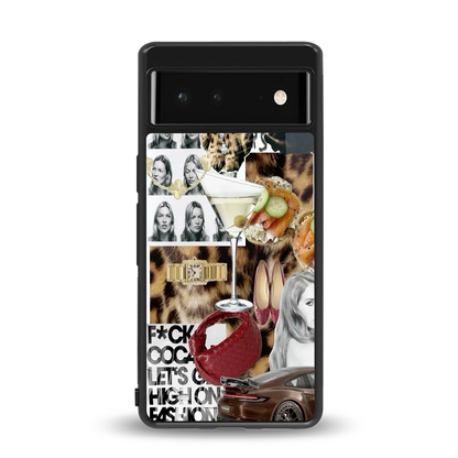Old Money Mood back phone cover | glass case for google pixel 6a