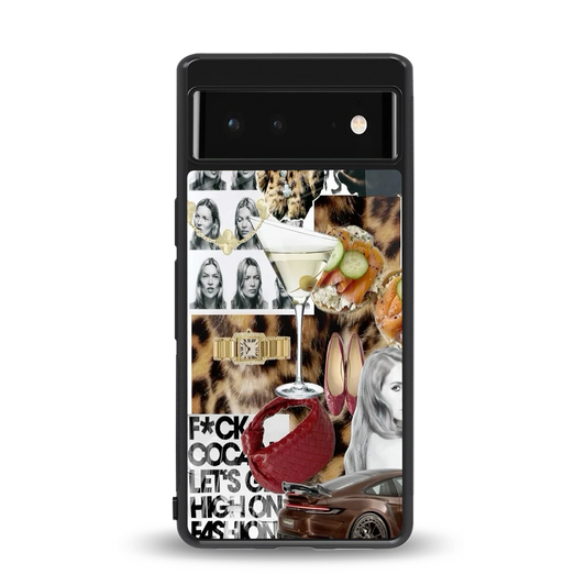 Old Money Mood back phone cover | glass case for google pixel 6a