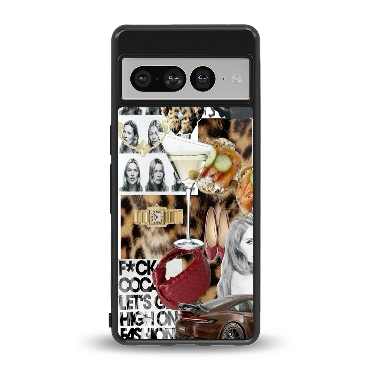 Old Money Mood back phone cover | glass case for google pixel 7 pro