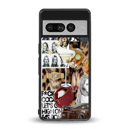 Old Money Mood back phone cover | glass case for google pixel 7 pro