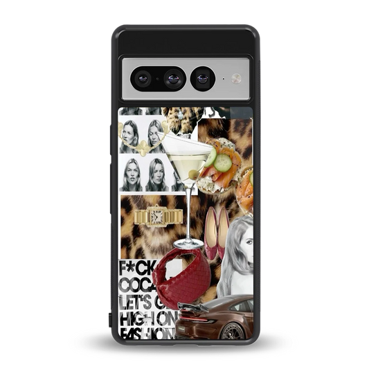 Old Money Mood back phone cover | glass case for google pixel 7 pro