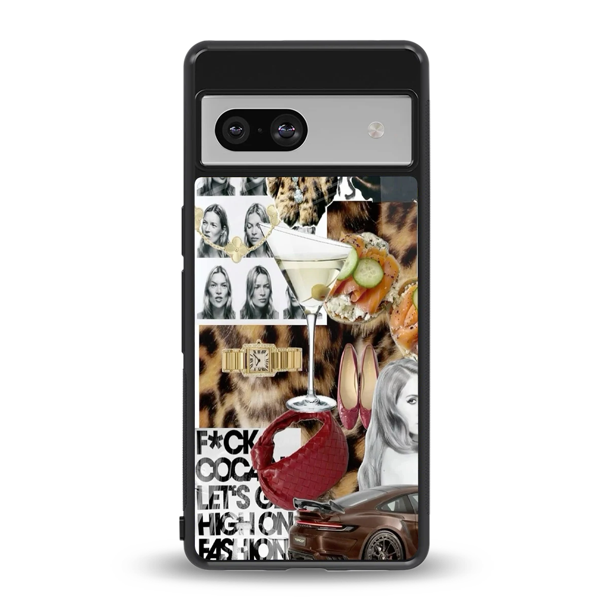 Old Money Mood back phone cover | glass case for google pixel 7a