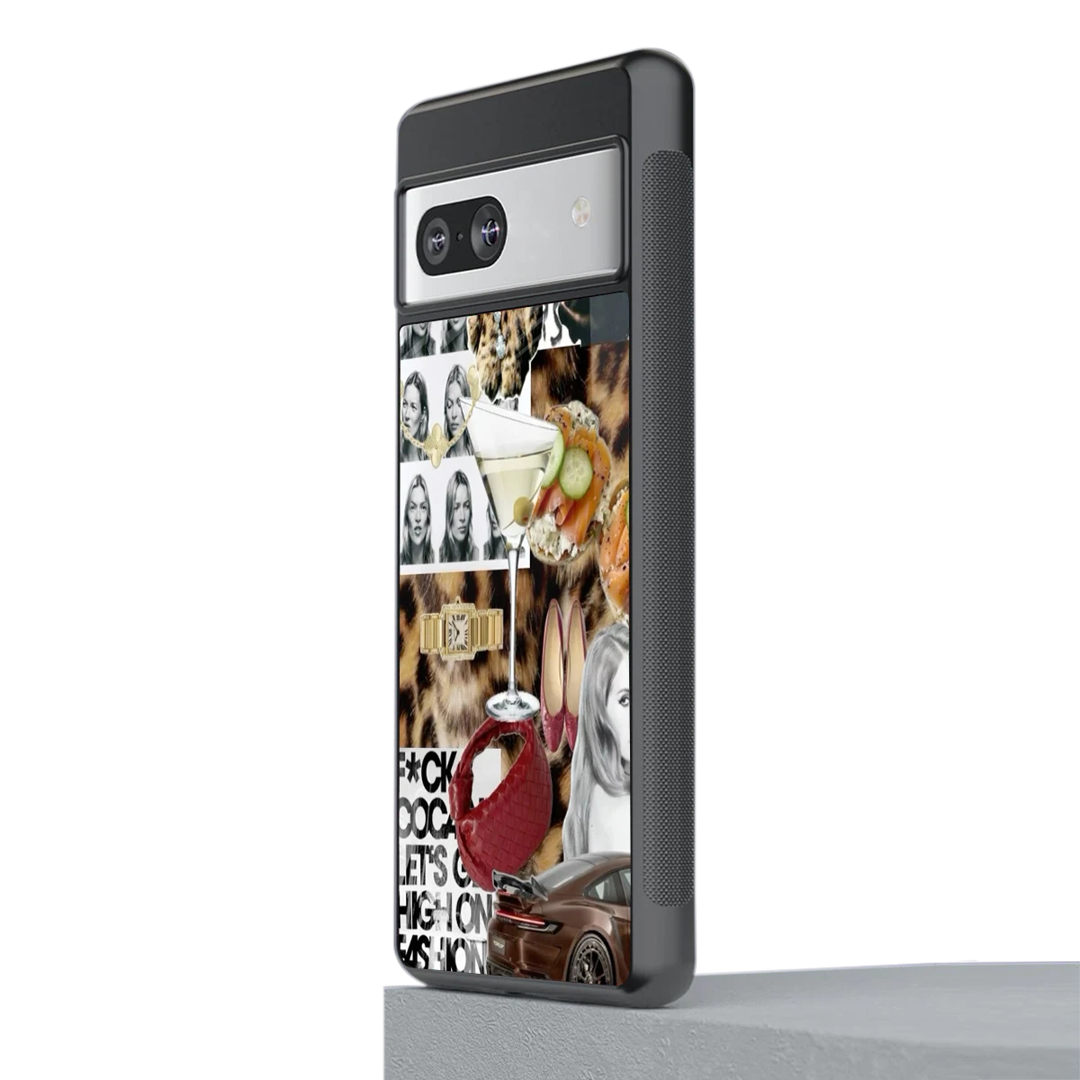 Old Money Mood stylish phone case for google pixel 7 | glossy glass and slim fit