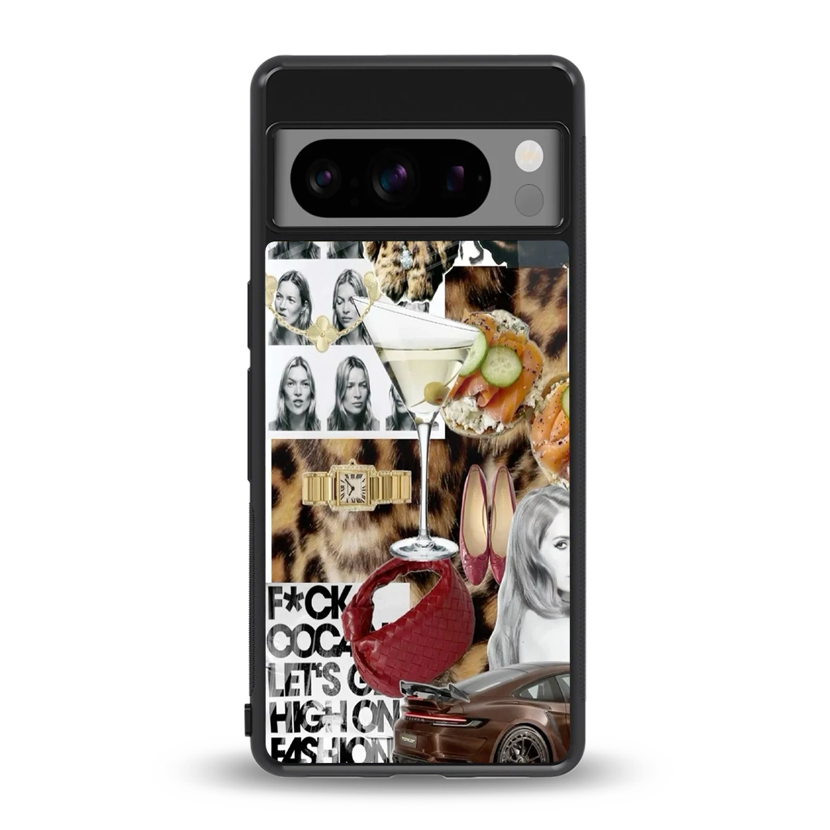 Old Money Mood back phone cover | glass case for google pixel 8 pro