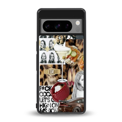 Old Money Mood back phone cover | glass case for google pixel 8 pro