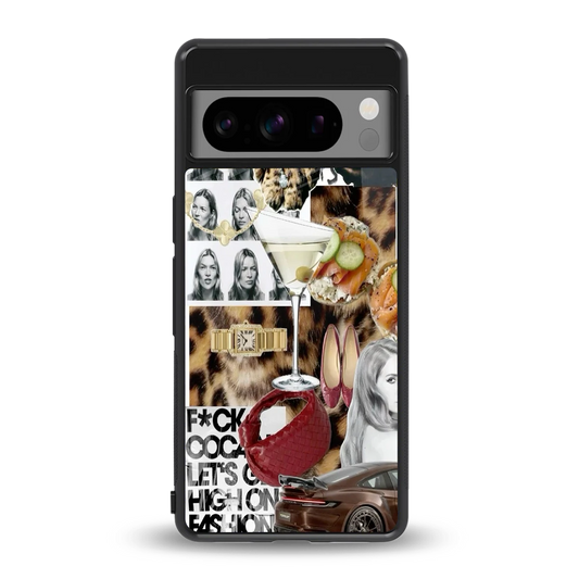 Old Money Mood back phone cover | glass case for google pixel 8 pro