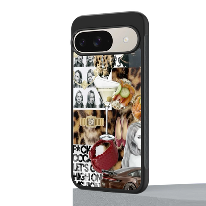Old Money Mood google pixel 9 mobile cover | shockproof glass phone case