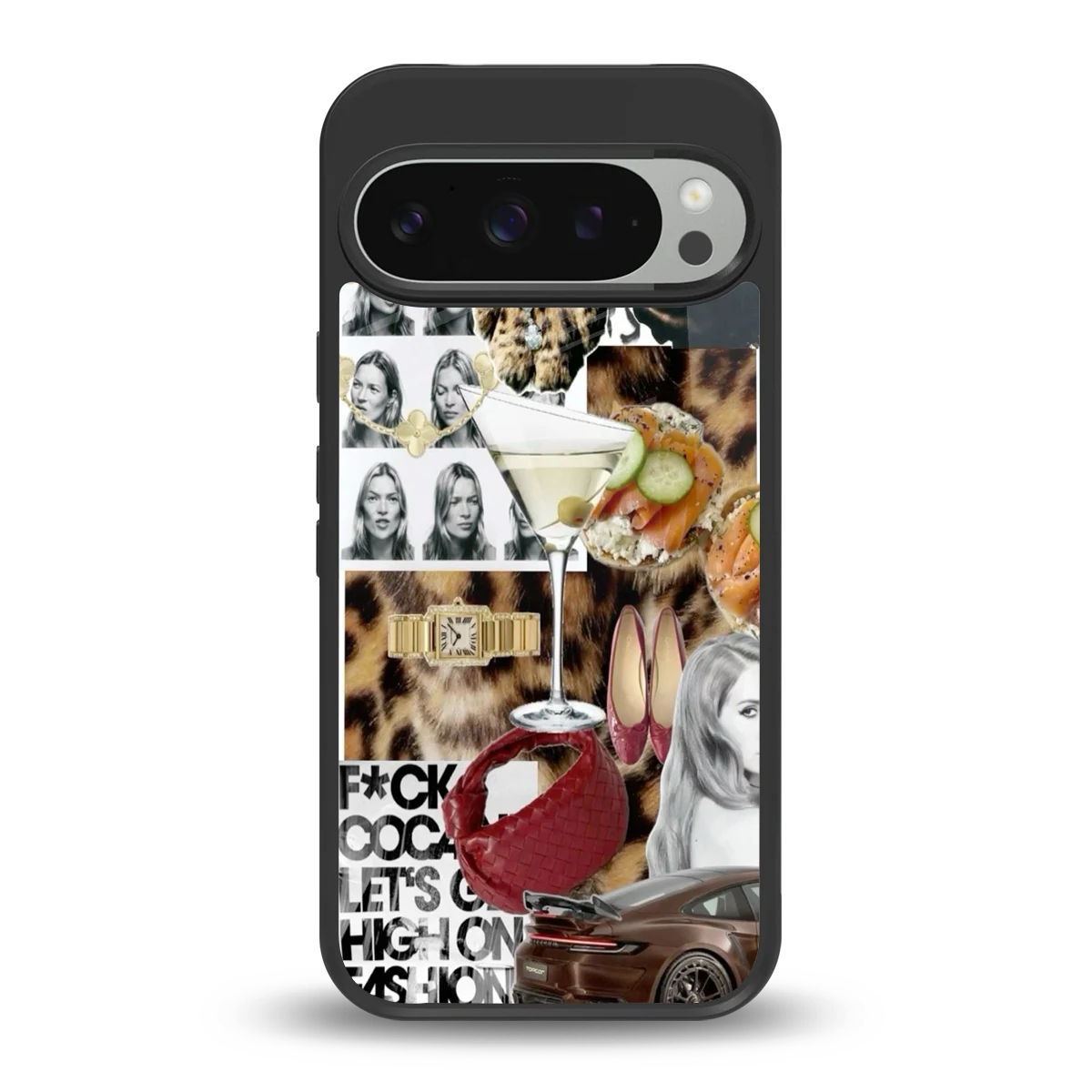 Old Money Mood back phone cover | glass case for google pixel 9 pro xl