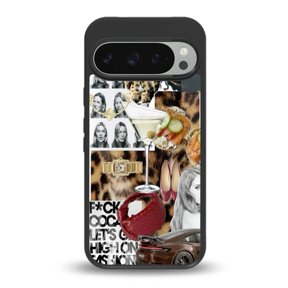 Old Money Mood back phone cover | glass case for google pixel 9 pro xl