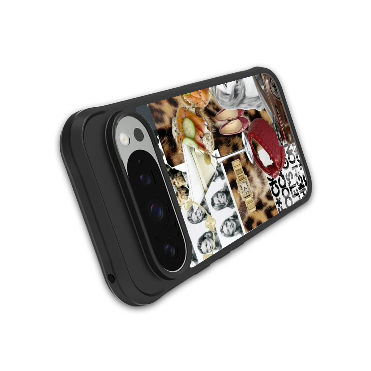 Old Money Mood stylish phone case for google pixel 9 pro xl | glossy glass and slim fit