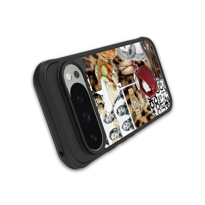 Old Money Mood stylish phone case for google pixel 9 pro xl | glossy glass and slim fit
