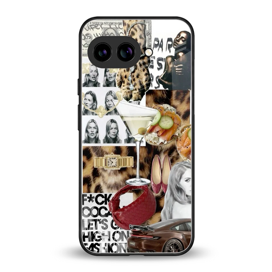 Old Money Mood back phone cover | glass case for google pixel 10a