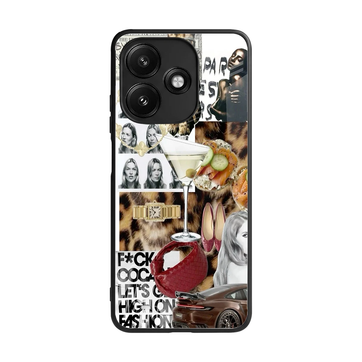 Old Money Mood back phone cover | glass case for redmi 12 5g