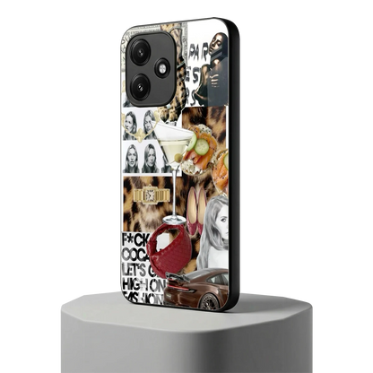 Old Money Mood redmi 12 5g mobile cover | shockproof glass phone case