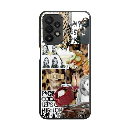 Old Money Mood back phone cover | glass case for samsung galaxy a23
