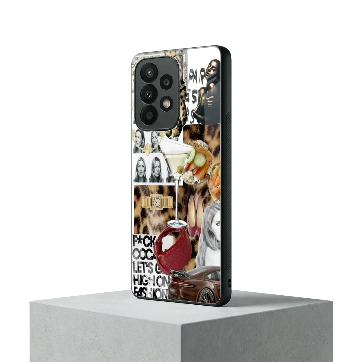 Old Money Mood samsung galaxy a23 mobile cover | shockproof glass phone case