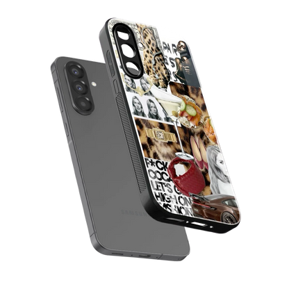 Old Money Mood sleek samsung galaxy a37 5g cover with tempered glass back and TPU edges