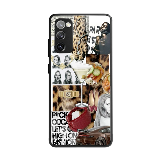 Old Money Mood back phone cover | glass case for samsung galaxy s20 fe