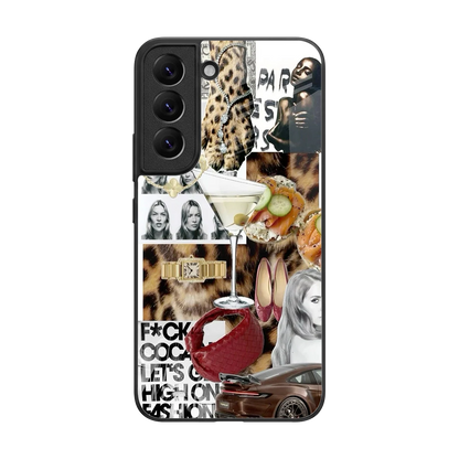 Old Money Mood back phone cover | glass case for samsung galaxy s22