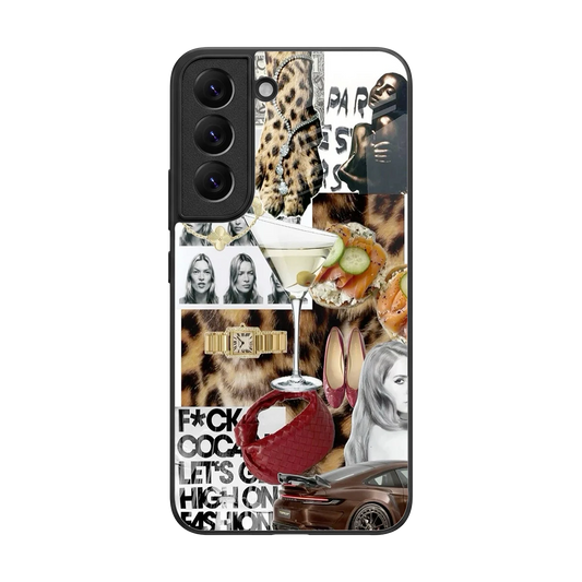 Old Money Mood back phone cover | glass case for samsung galaxy s22