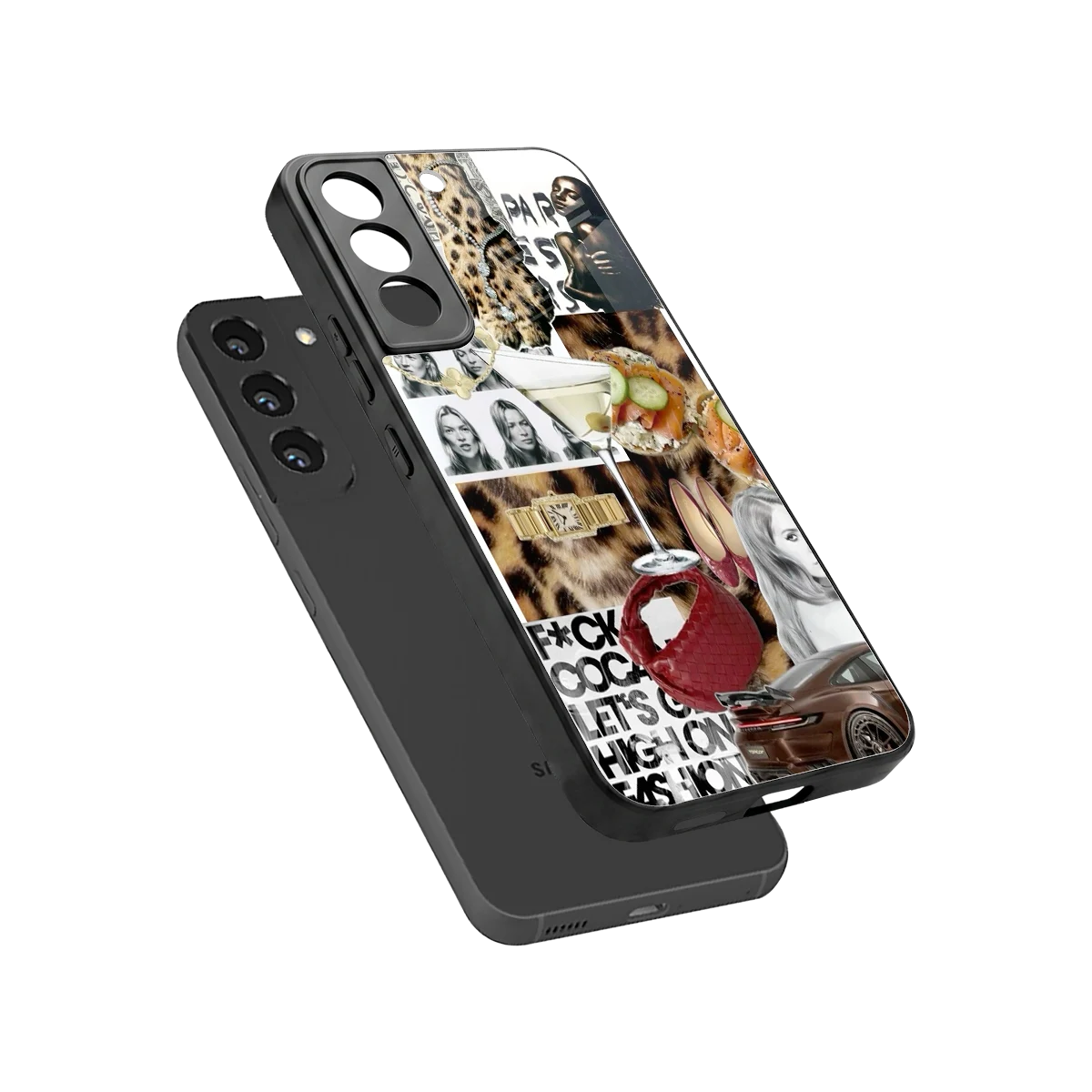 Old Money Mood sleek samsung galaxy s22 cover with tempered glass back and TPU edges