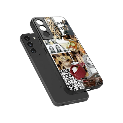 Old Money Mood sleek samsung galaxy s22 cover with tempered glass back and TPU edges