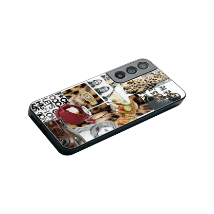 Old Money Mood stylish phone case for samsung galaxy s22 | glossy glass and slim fit