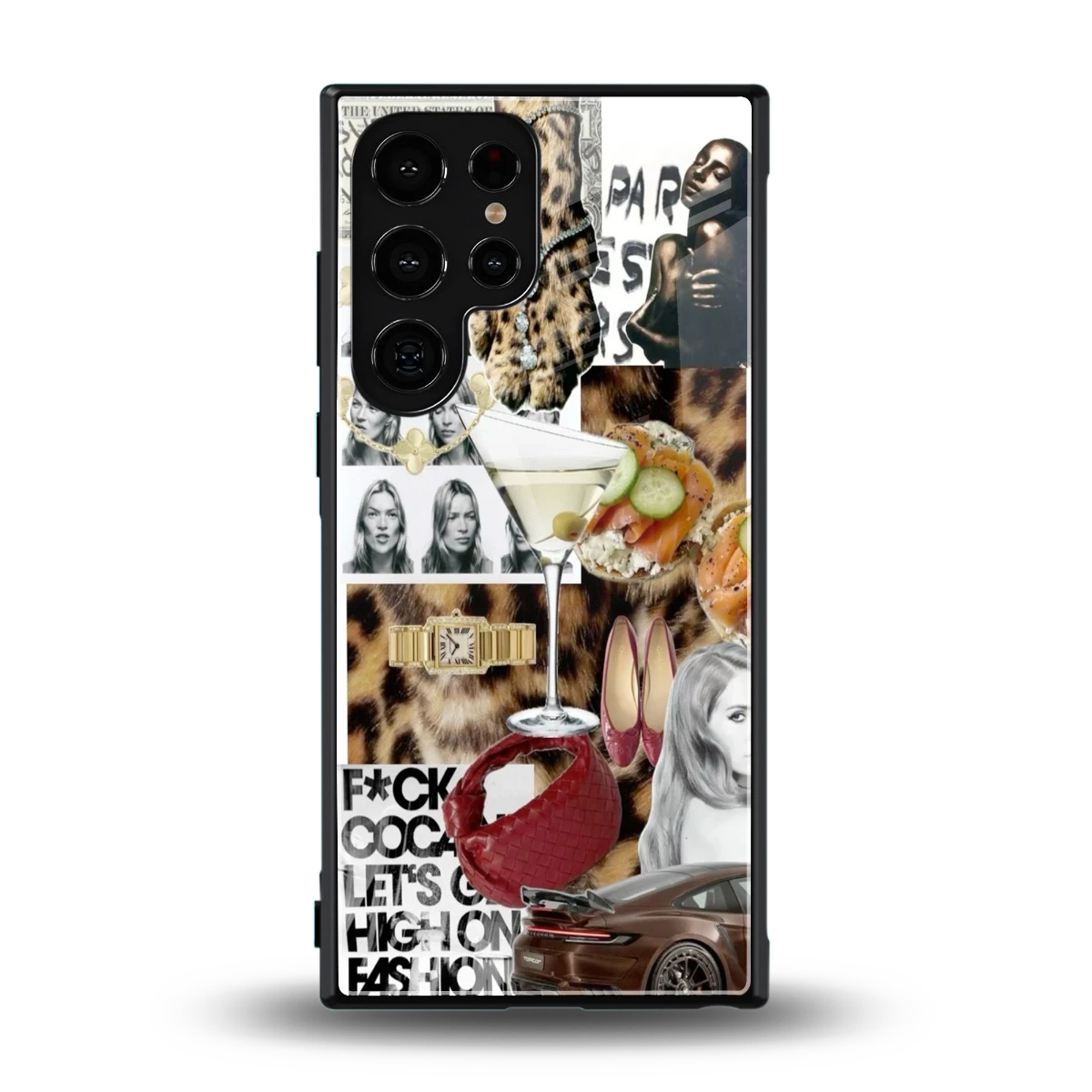 Old Money Mood back phone cover | glass case for samsung galaxy s23 ultra