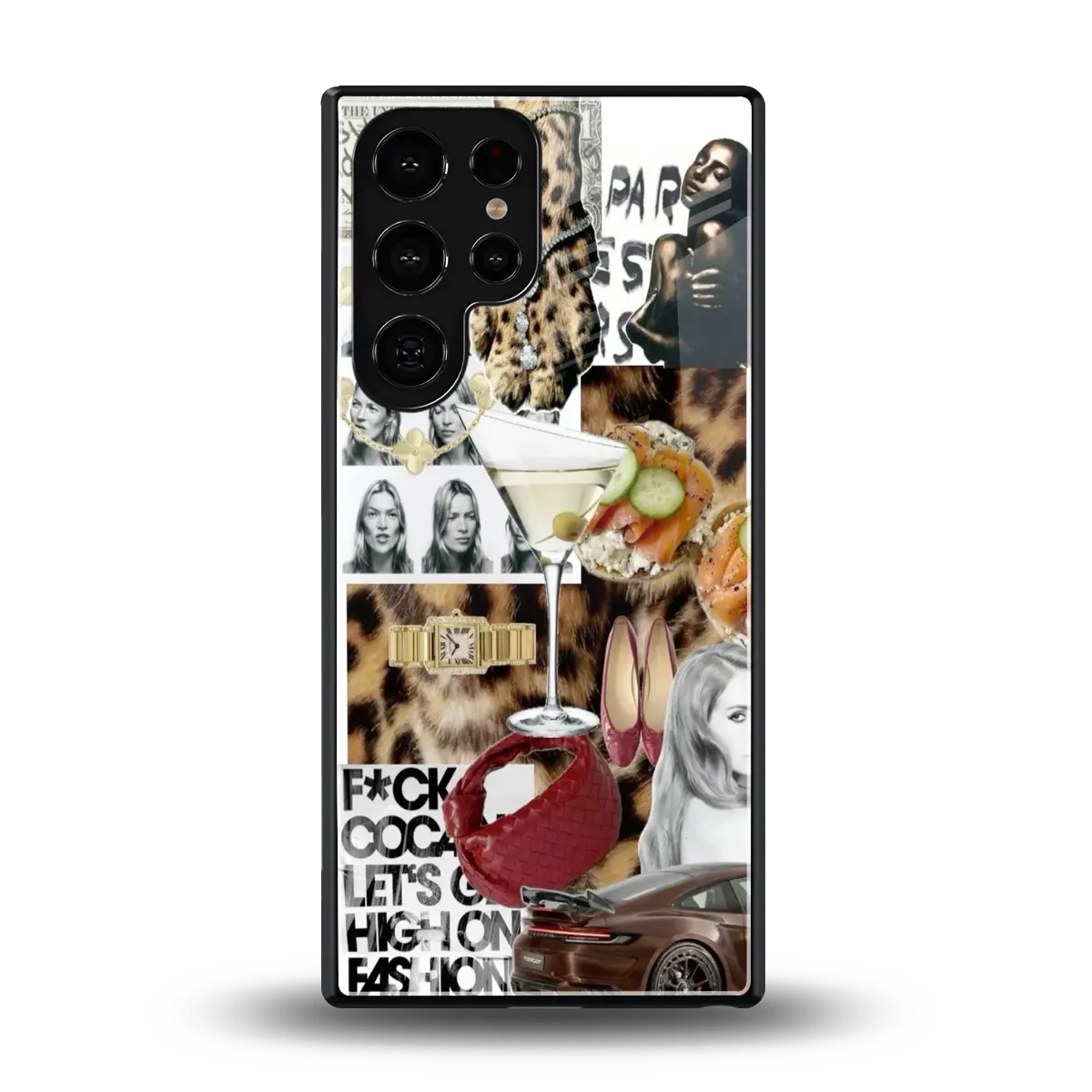 Old Money Mood back phone cover | glass case for samsung galaxy s26 ultra