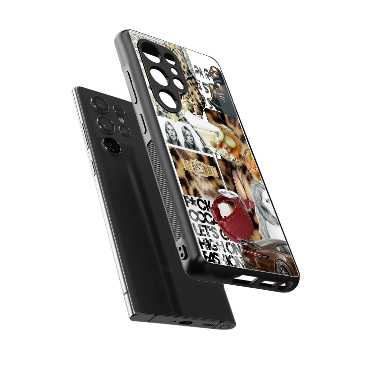 Old Money Mood sleek samsung galaxy s25 ultra cover with tempered glass back and TPU edges