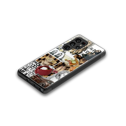 Old Money Mood stylish phone case for samsung galaxy s25 ultra | glossy glass and slim fit