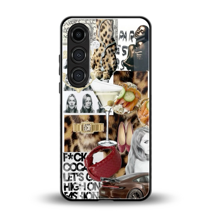 Old Money Mood back phone cover | glass case for samsung galaxy s25 plus