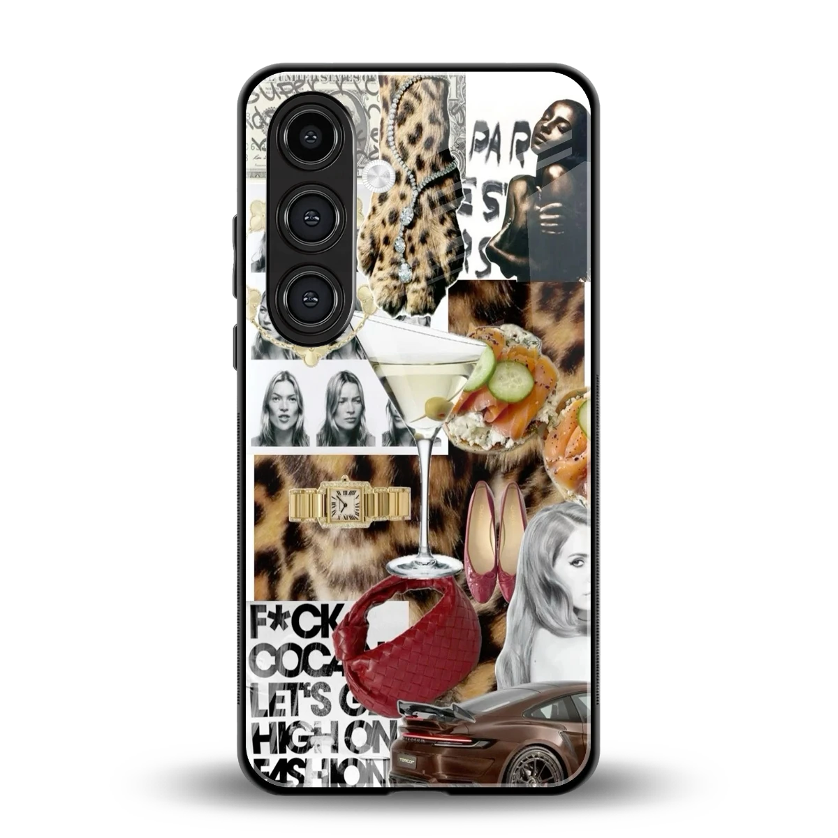 Old Money Mood back phone cover | glass case for samsung galaxy s24 plus