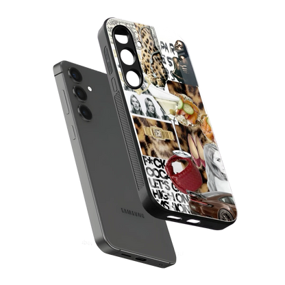 Old Money Mood sleek samsung galaxy s24 cover with tempered glass back and TPU edges