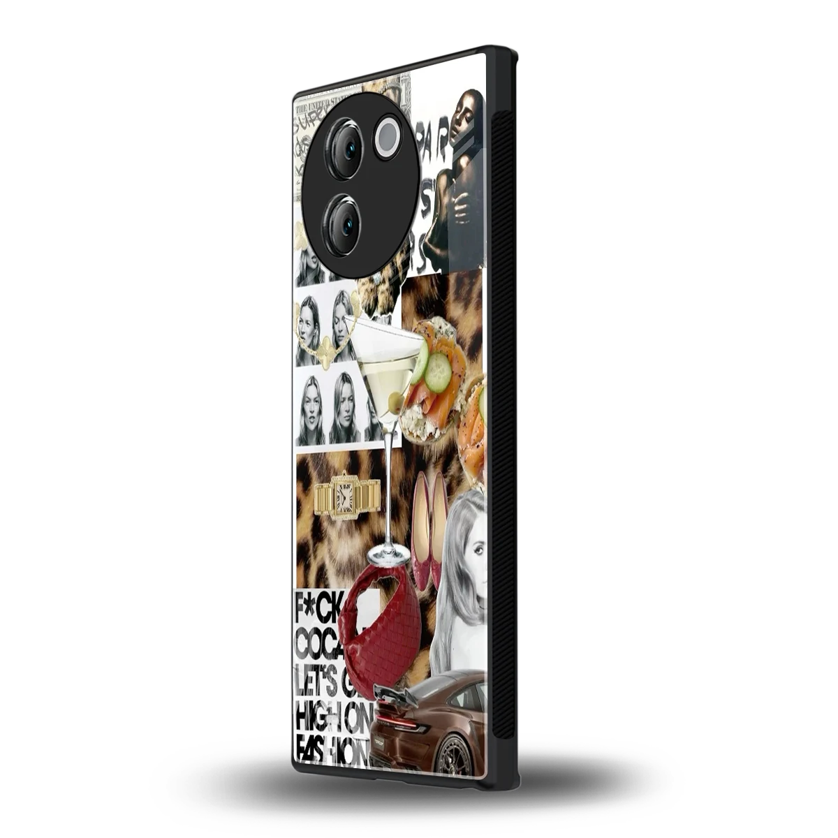 Old Money Mood vivo v30e mobile cover | shockproof glass phone case